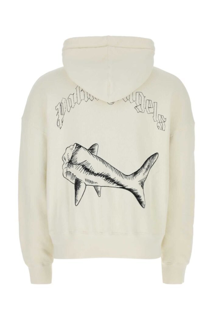 Ivory cotton sweatshirt - Image 2