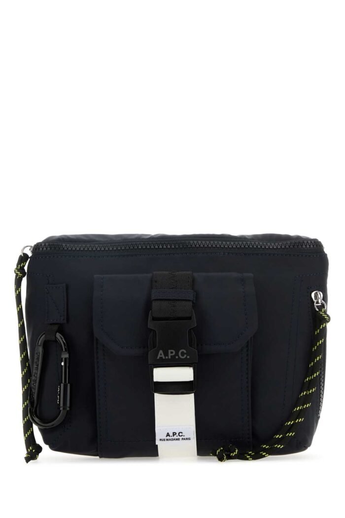 Navy blue canvas Trek belt bag - Image 1