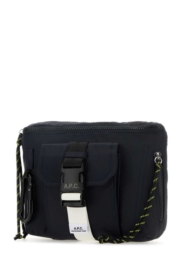 Navy blue canvas Trek belt bag - Image 2