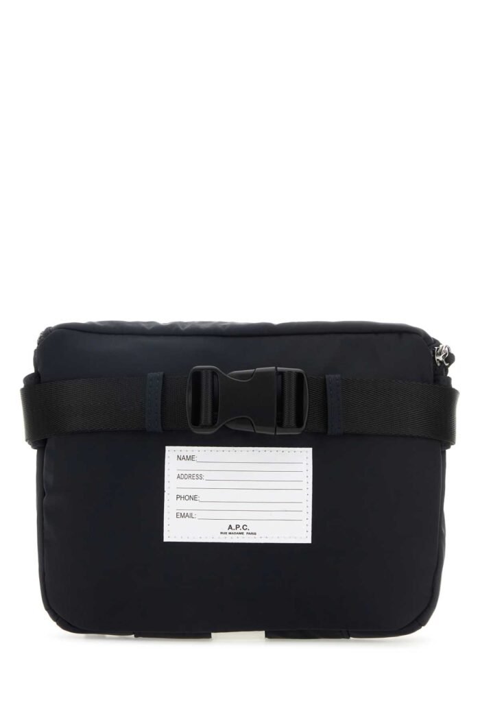 Navy blue canvas Trek belt bag - Image 3
