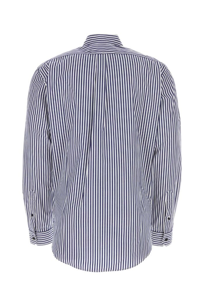 Embroidered poplin oversize shirt - Image 2