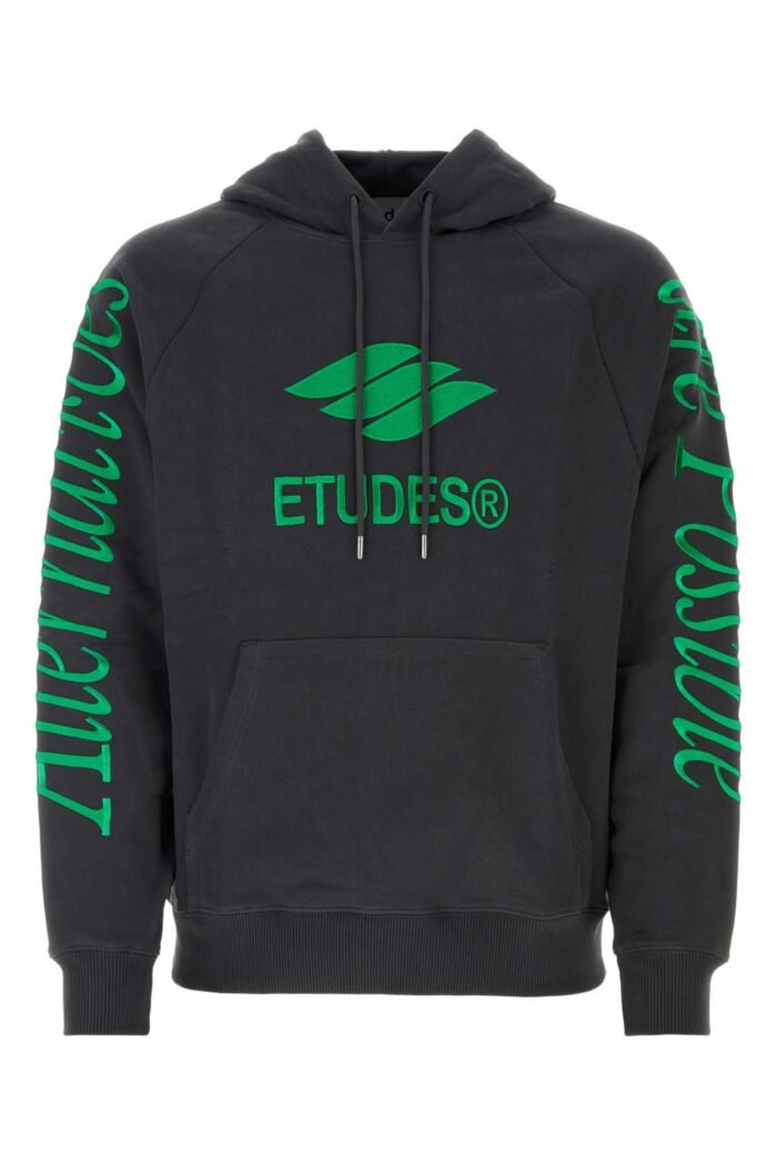 Slate cotton sweatshirt - Image 1