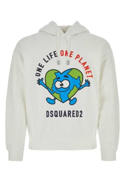 White cotton One Life sweatshirt