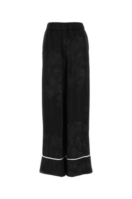Embroidered san palazzo pant