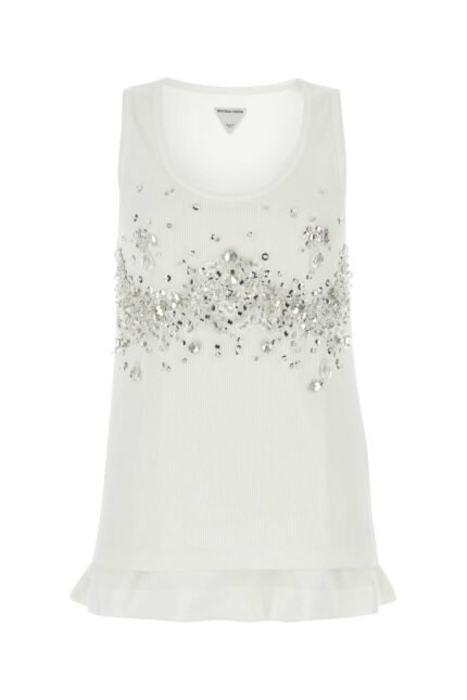 White jersey top