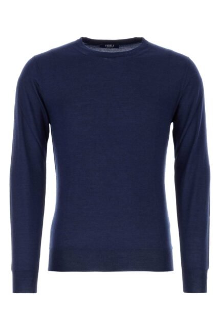Blue cashmere blend sweater