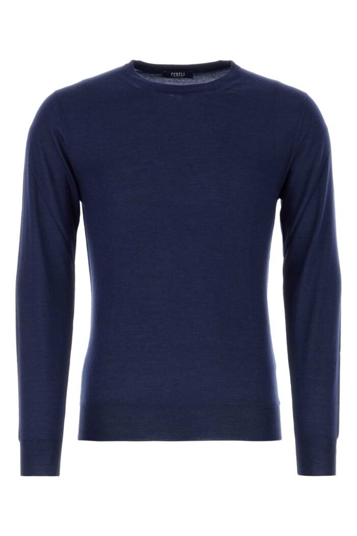 Blue cashmere blend sweater - Image 1