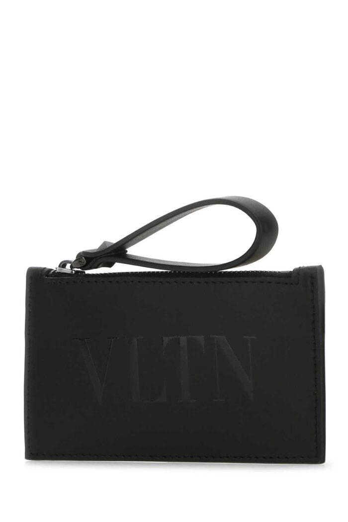 Black leather card holder - Image 2