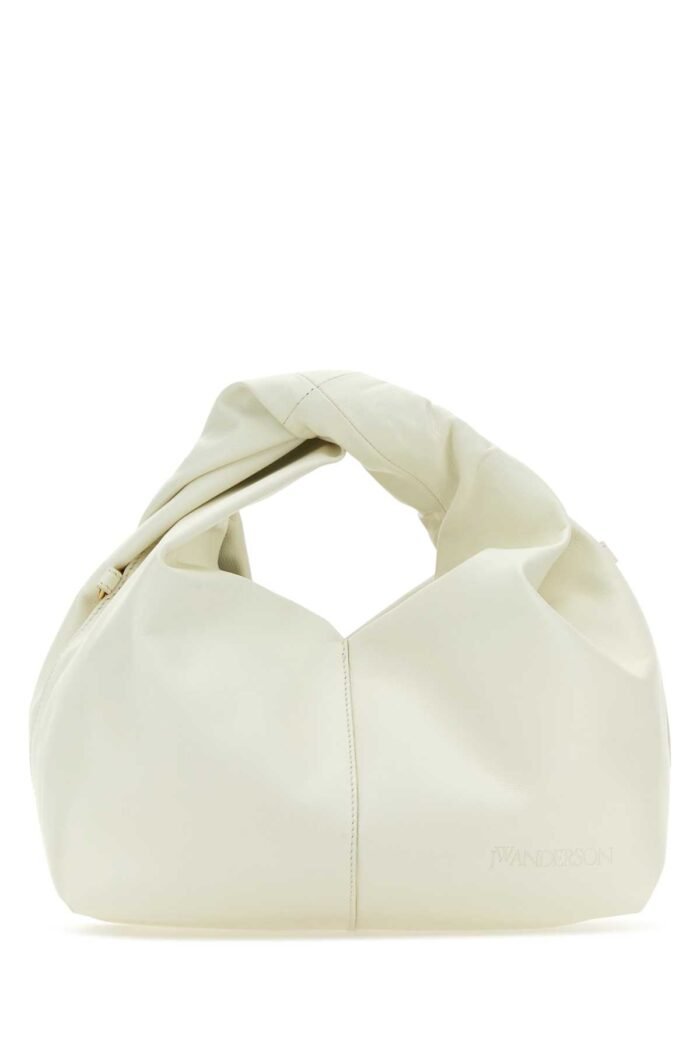 Ivory leather mini Twister Hobo handbag - Image 1