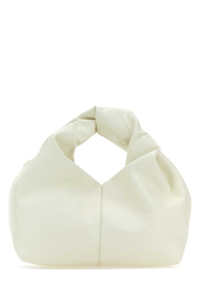 Ivory leather mini Twister Hobo handbag - Image 3