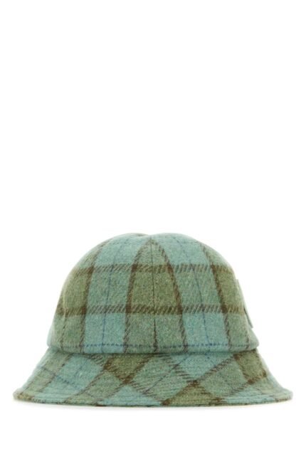 Embroidered wool blend Franz bucket hat