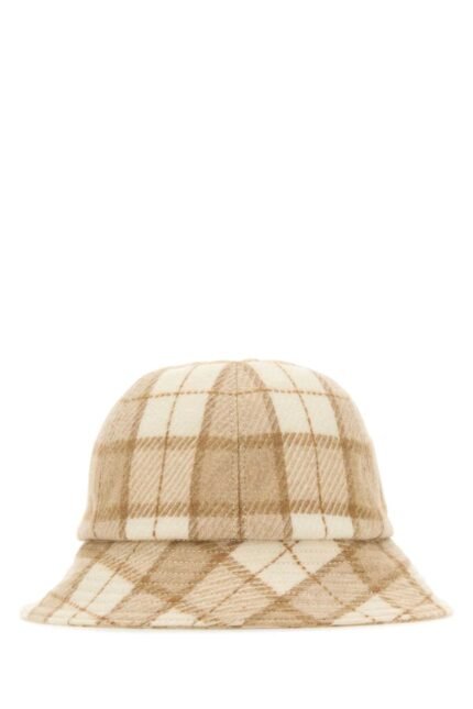 Embroidered wool blend Franz bucket hat