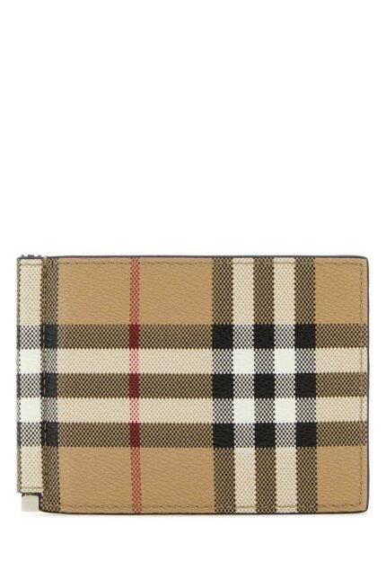 Printed canvas cardholder