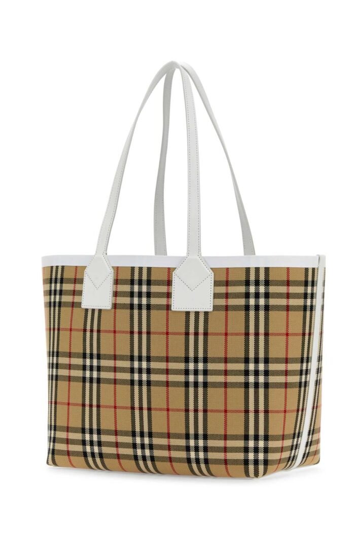 Embroidered canvas London shopping bag - Image 2