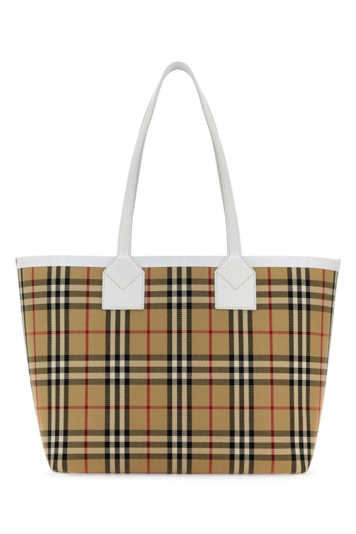 Embroidered canvas London shopping bag - Image 3