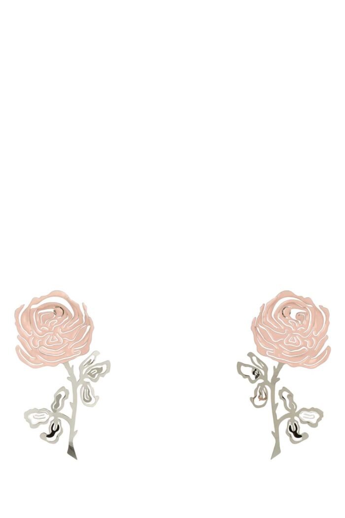 Two-tones metal earrings - Image 1