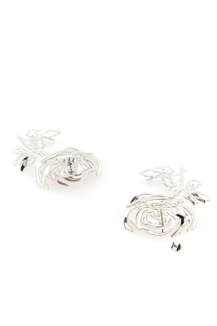 Two-tones metal earrings - Image 3