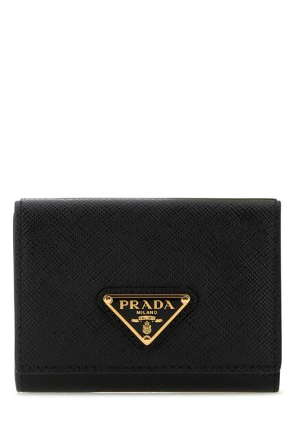 Black leather wallet