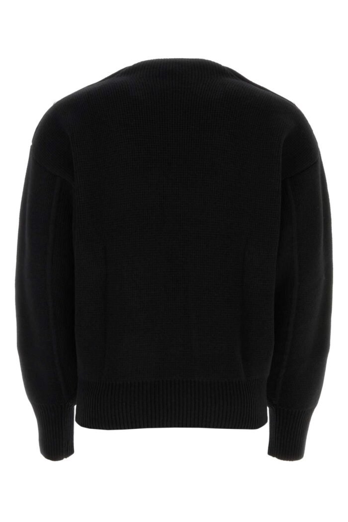 Black wool blend sweater - Image 2