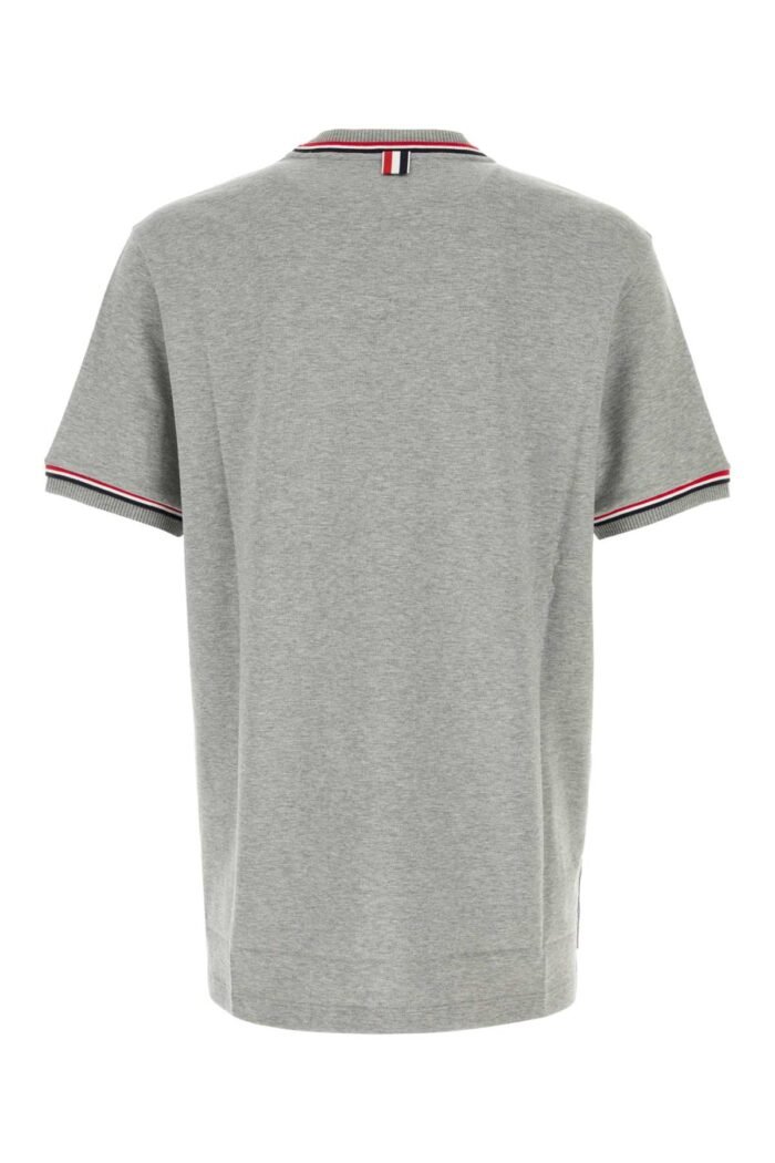 Melange grey cotton t-shirt - Image 2