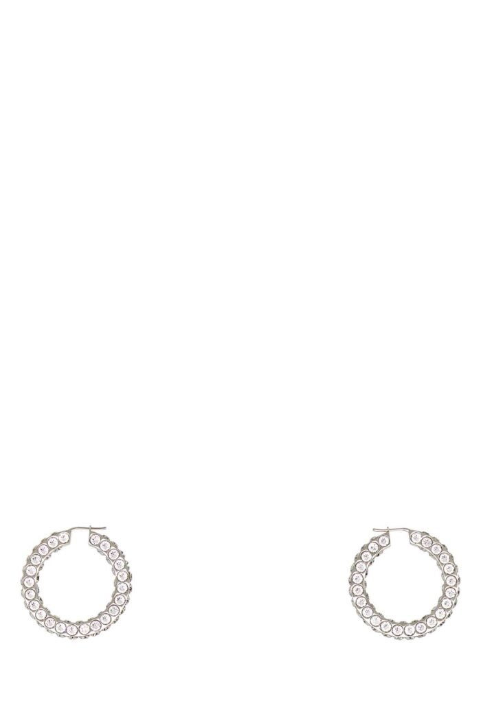 Embellished metal big Jaheel earrings - Image 1