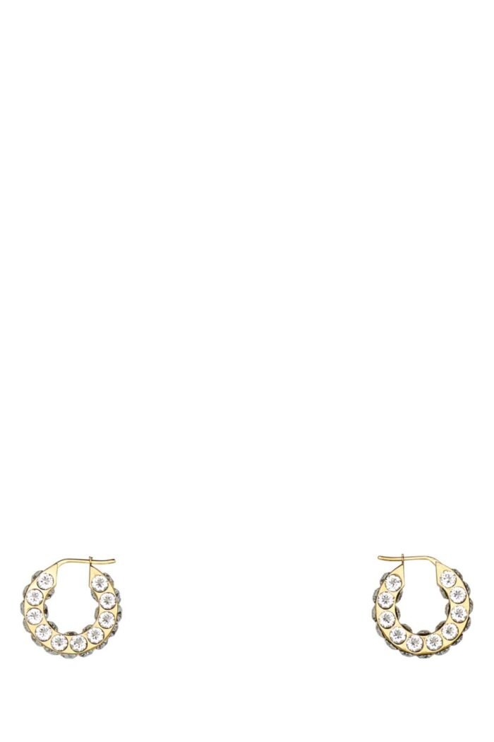 Embellished metal small Jaheel earrings - Image 1