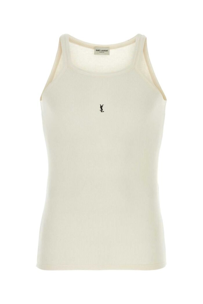 Ivory cotton tank top - Image 1