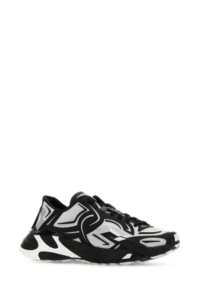 Two-tones fabric Dragon sneakers - Image 2
