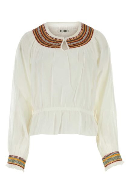 White cotton Georgette blouse
