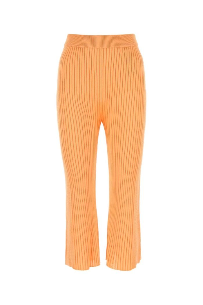Peach viscose cropped cut pant - Image 1