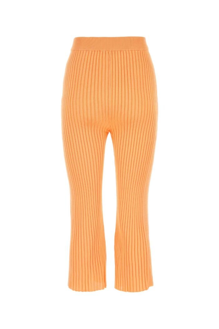 Peach viscose cropped cut pant - Image 2