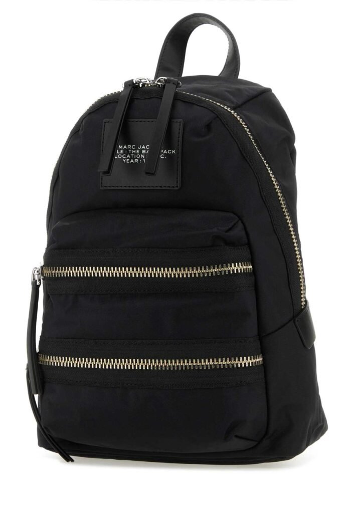Black nylon The Biker Medium backpack - Image 2