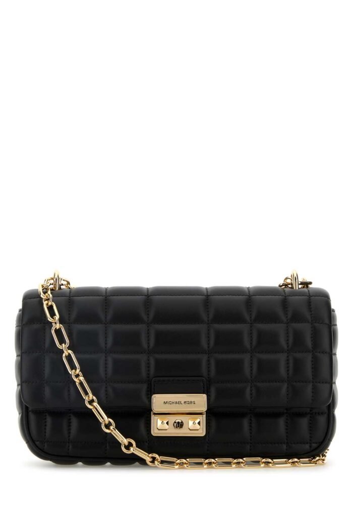 Black leather small Tribeca shoulder bag - Image 1