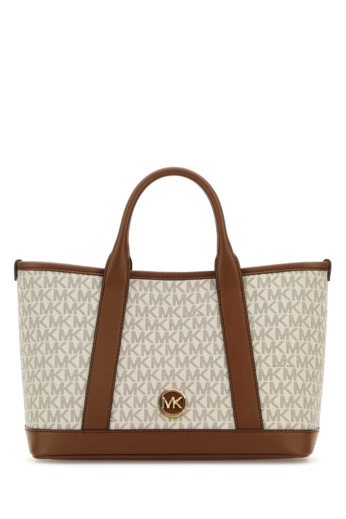 Printed canvas small Luisa shopping bag - Image 1