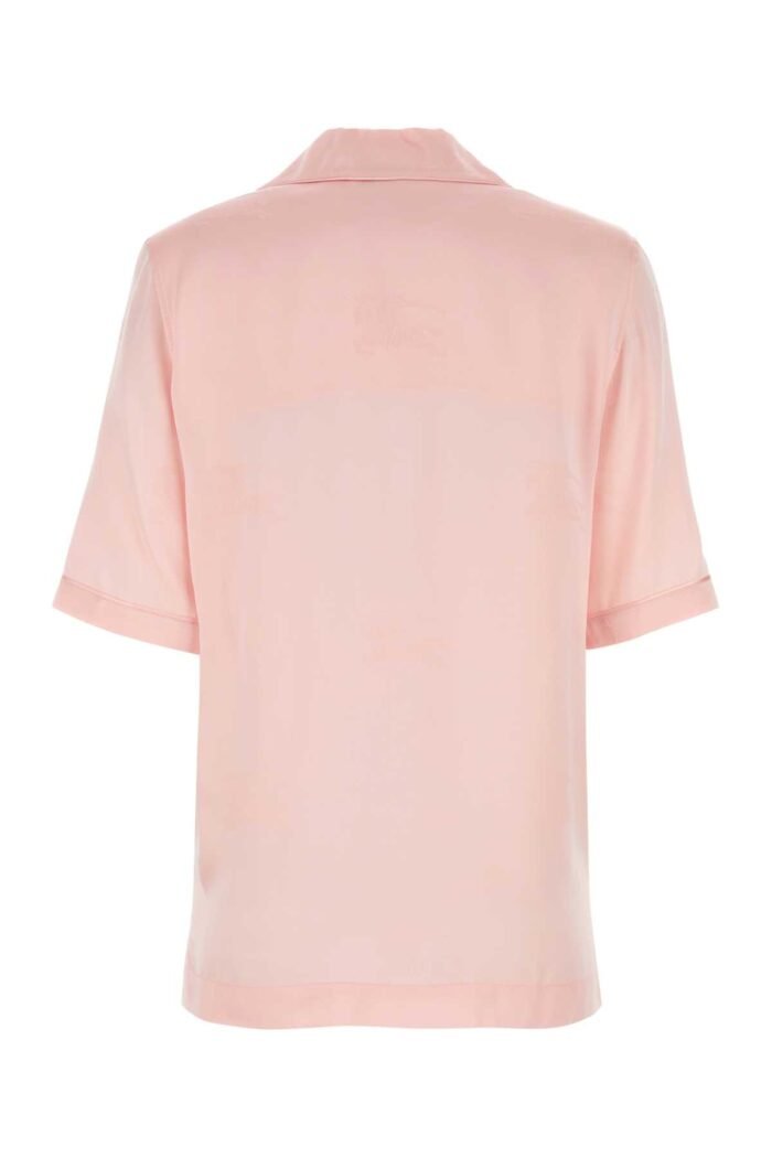 Pastel pink satin shirt - Image 2