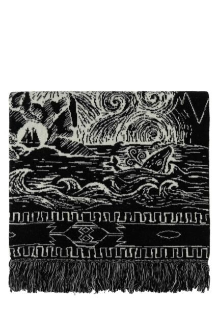 Embroidered wool blend Antarctic Expedition blanket