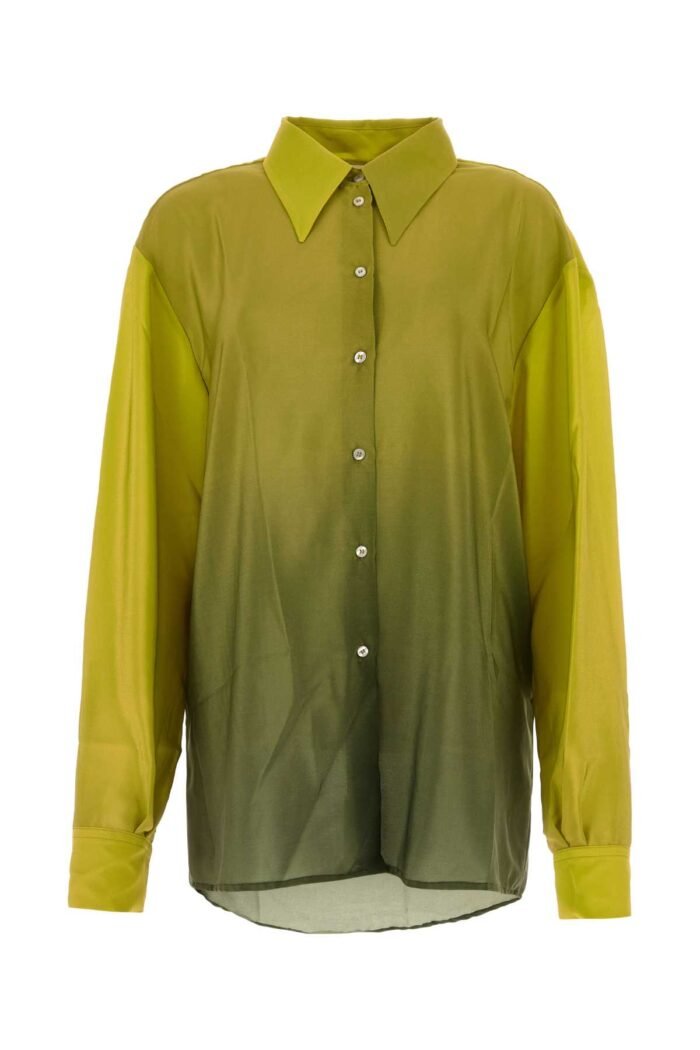 Printed silk Kaya shirt - Image 1