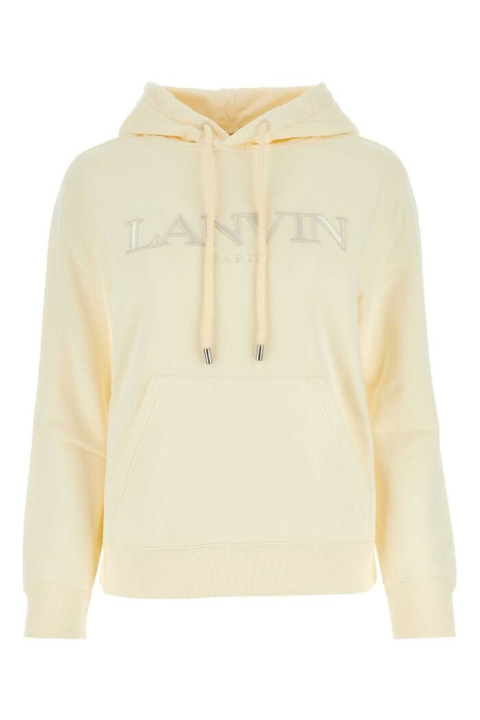 Cream cotton sweatshirt - Image 1