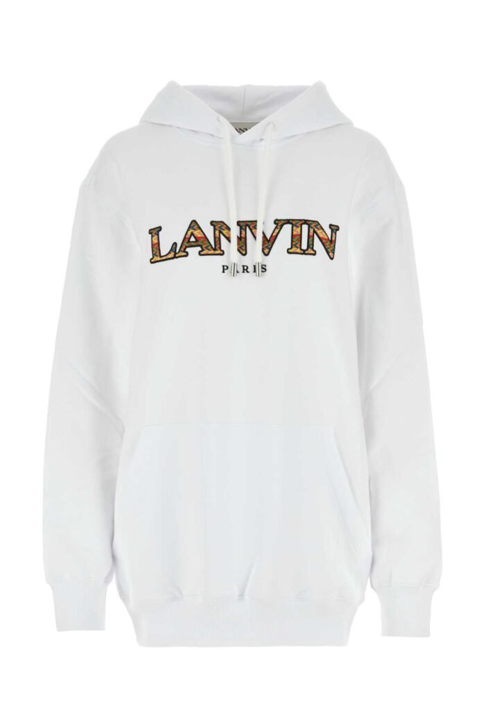 White cotton sweatshirt - Image 1