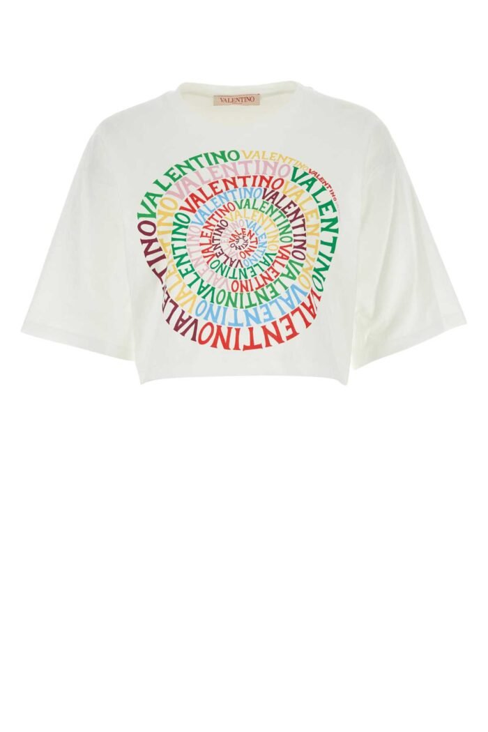 White cotton Valentino Garavani Escape t-shirt - Image 1