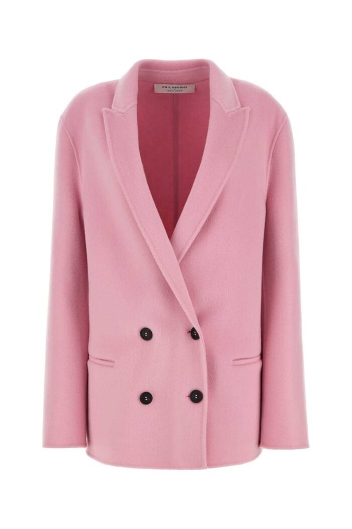 Pink wool blazer - Image 1