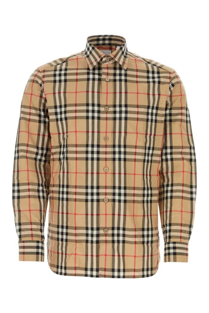 Embroidered poplin shirt - Image 1