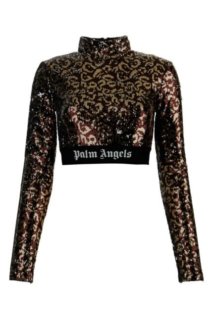 Embellished polyester top