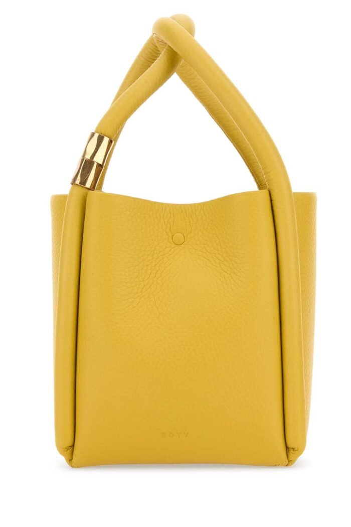 Mustard leather Lotus 12 handbag - Image 1