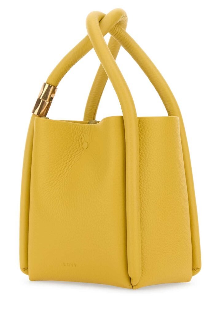 Mustard leather Lotus 12 handbag - Image 2