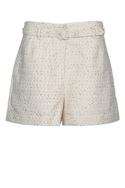 CREAM BOUCLE SHORT