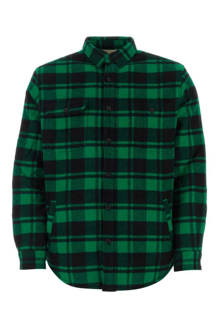Printed wool blend shirt - Image 1