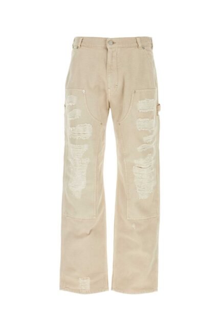 Sand denim jeans