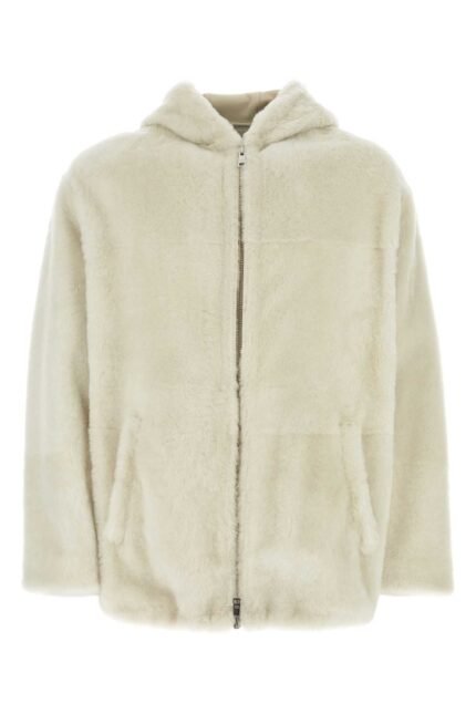 Ivory shearling jacket