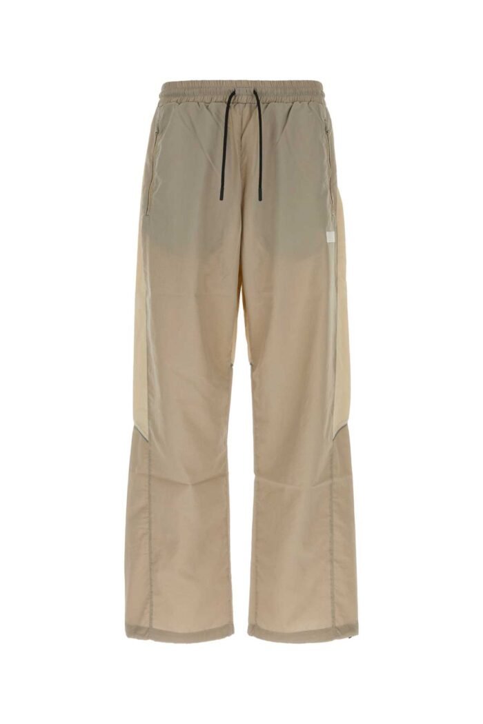 Two-tone stretch nylon joggers - Image 1